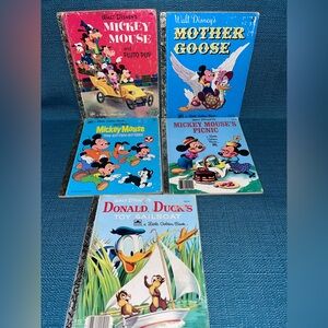 Disney Children's Book Collection Little Golden Books VINTAGE